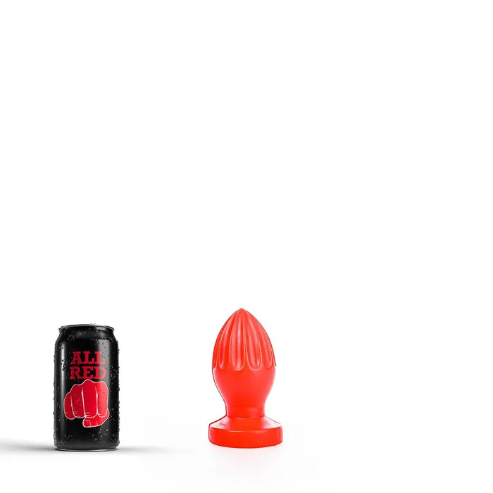 All Black All Red Buttplug 12 x 5 cm Rood Vibrators