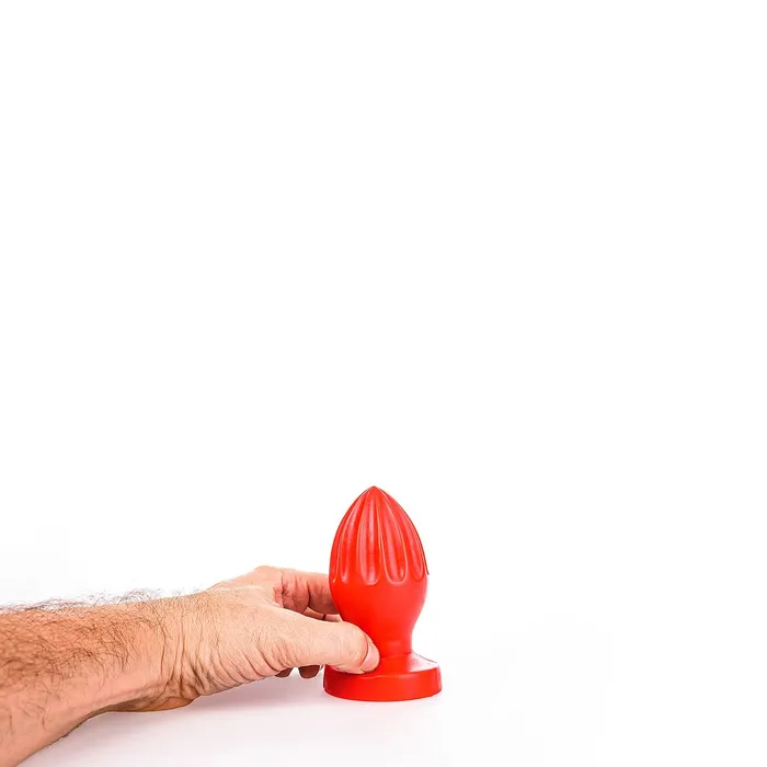 All Black All Red - Buttplug - 12 x 5 cm - Rood | Vibrators All Black All Red - Buttplug - 12 x 5 cm - Rood | Vibrators
