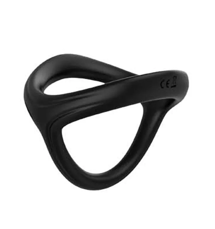 Dildos Delfi Toys The Wave Siliconen Cockring Stay Hard Zwart