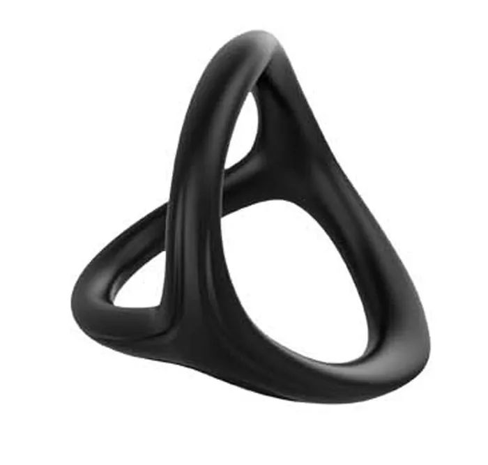 Dildos | Delfi Toys The Wave - Siliconen Cockring - Stay Hard - Zwart Dildos | Delfi Toys The Wave - Siliconen Cockring - Stay Hard - Zwart