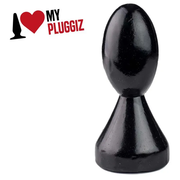 Gangbangster Female Sex Toys | Gangbangster - Bishop Chess - Buttplug - 10 x 4,5 cm - PVC - Zwart
