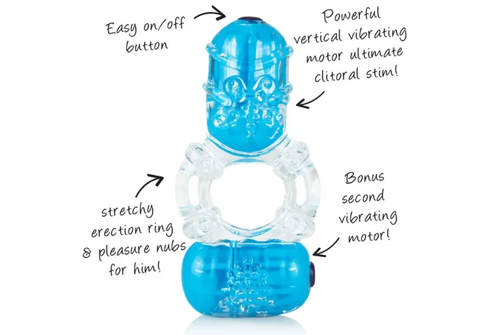 Male Sex Toys | Screaming O ColorPoP Big O 2 - Assorted Colours - blue or green Cock Ring Male Sex Toys | Screaming O ColorPoP Big O 2 - Assorted Colours - blue or green Cock Ring
