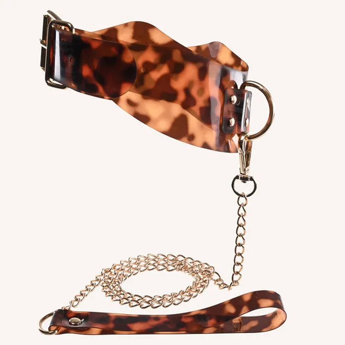 Sportsheets Vibrators | Sportsheet Sincerely Amber Collar and Leash Sportsheets Vibrators | Sportsheet Sincerely Amber Collar and Leash