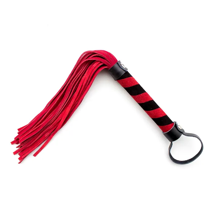 Vibrators Smart Moves Smart Moves Lederen Flogger 39 cm RoodZwart