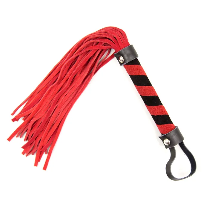 Vibrators | Smart Moves Smart Moves - Lederen Flogger - 39 cm - Rood/Zwart Vibrators | Smart Moves Smart Moves - Lederen Flogger - 39 cm - Rood/Zwart