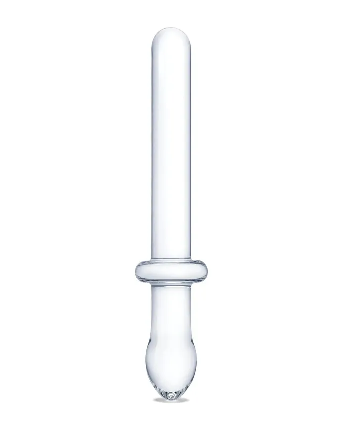 925 Inch Classic Smooth DualEnded Dildo Clear Glas Dildos