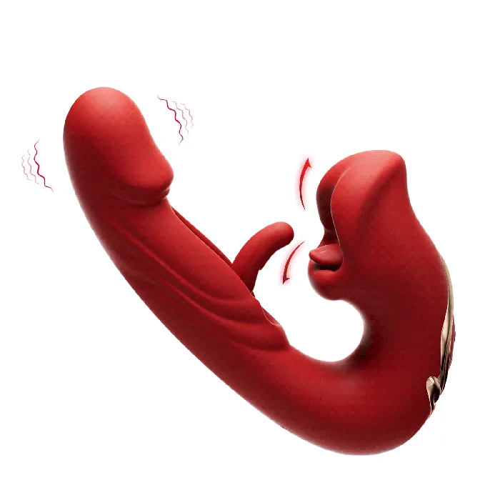 Biting Mouth Tongue Clitoral Stimulator Tapping Vibrator Playfulsextoy Female Sex Toys Biting Mouth Tongue Clitoral Stimulator Tapping Vibrator Playfulsextoy Female Sex Toys