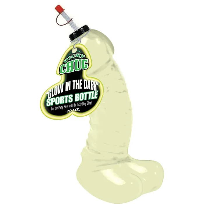 Dildos Hott Products Dicky Chug Sports Bottle GlowintheDark