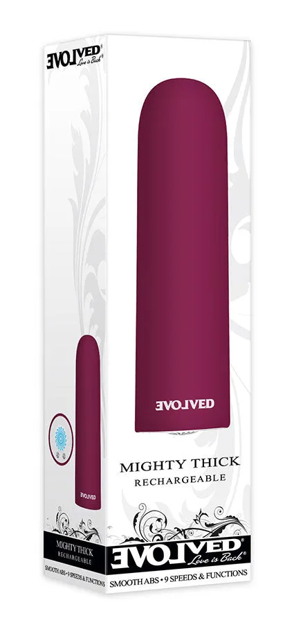 Evolved Novelties Girthy Vibrating Bullet - 9 Speeds of Unparalleled Power | Female Sex Toys