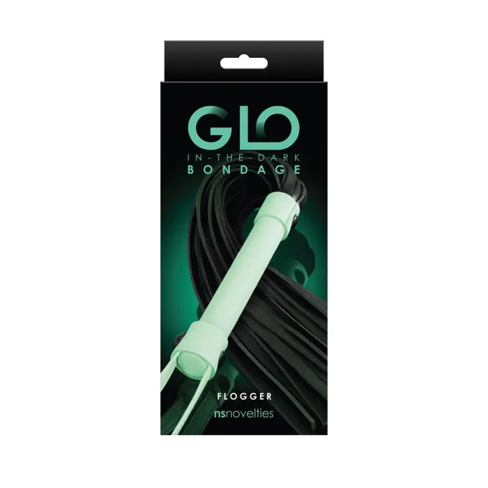 Glo Bondage Flogger Green Nsnovelties Couples