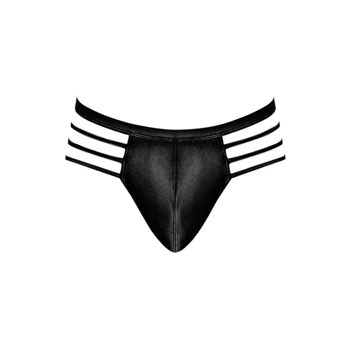 Male Power Male Sex Toys Cage Matte Cage Thong L XL Black