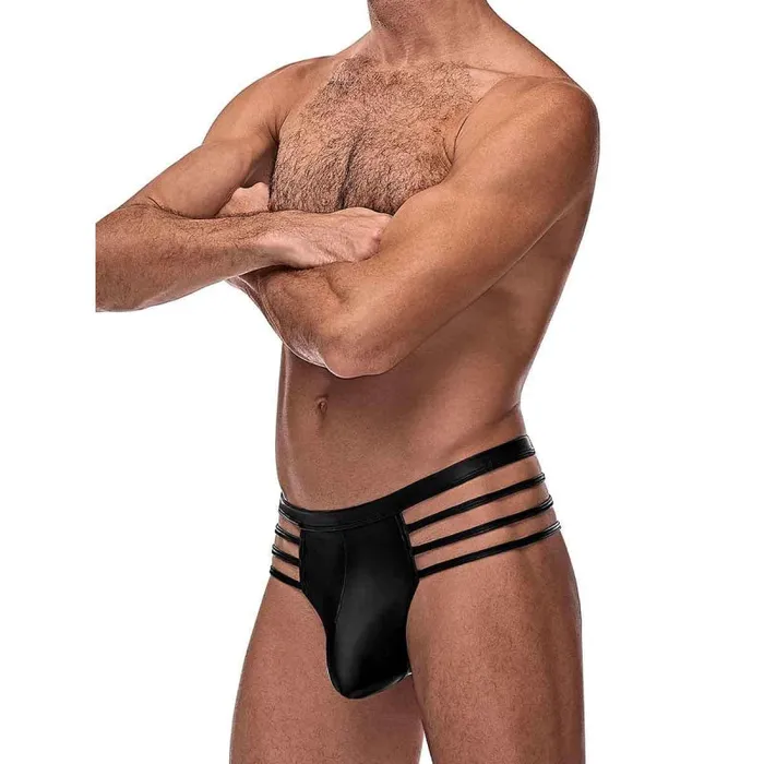 Male Power Male Sex Toys | Cage Matte Cage Thong - L/ XL - Black Male Power Male Sex Toys | Cage Matte Cage Thong - L/ XL - Black