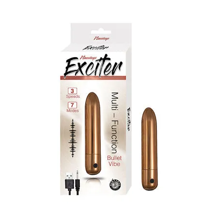 Novelties By Nasswalk Vibrators Nasstoys Exciter MultiFunction Copper Bullet Vibrator Gold Novelties By Nasswalk Vibrators Nasstoys Exciter MultiFunction Copper Bullet Vibrator Gold