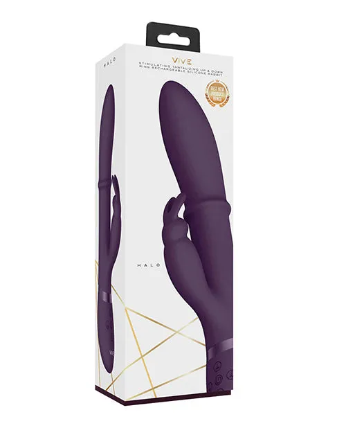 Shots Vive Halo Up Down Ring Gspot Rabbit Purple Shots America Vibrators