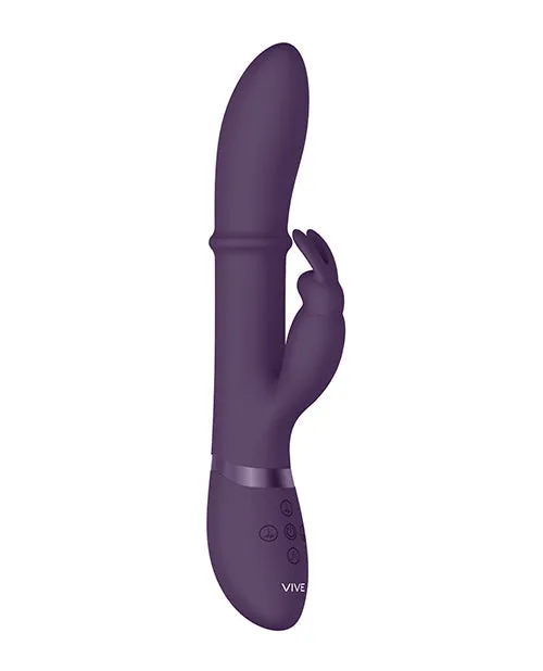 Shots Vive Halo Up & Down Ring G-spot Rabbit - Purple | Shots America Vibrators