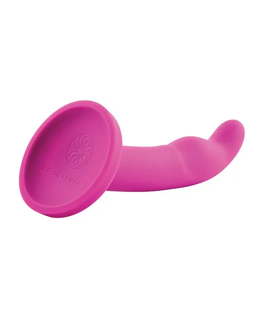 Tana 8in Silicone Dildo Magenta Sport Sheets Dildos