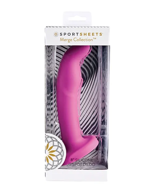 Tana 8in Silicone Dildo Magenta | Sport Sheets Dildos