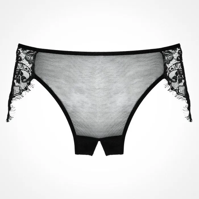 Teddies And Bodies | Adore Lavish & Lace Panty - One Size - Black - Allure Lingerie Teddies And Bodies | Adore Lavish & Lace Panty - One Size - Black - Allure Lingerie