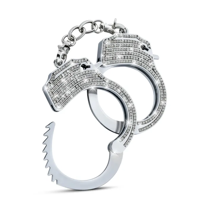 Temptasia Bling Cuffs Silver Blush Novelties Anal