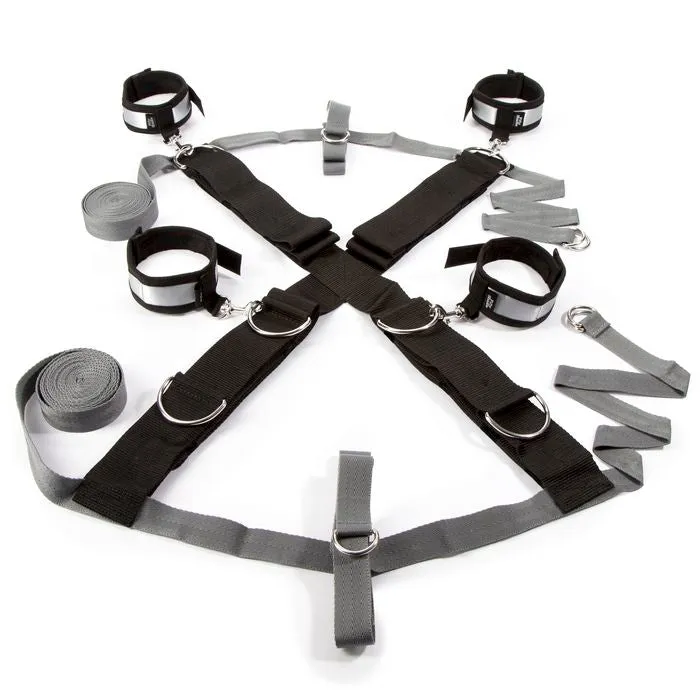 Vibrators Fifty Shades Keep Still Over The Bed Cross Restraint Silver Love Honey