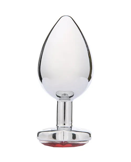 Xgen Anal | Whipsmart Heartbreaker Heart Crystal Butt Plug - Red