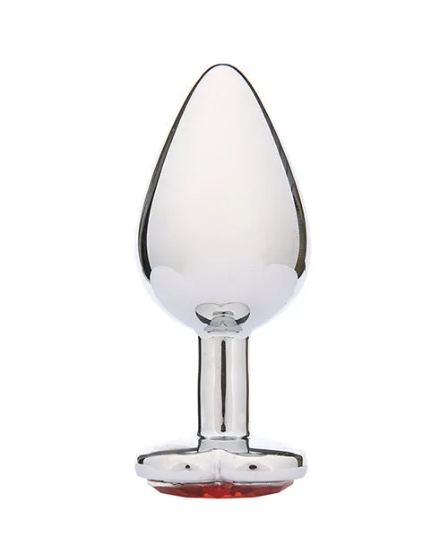 Xgen Anal | Whipsmart Heartbreaker Heart Crystal Butt Plug - Red