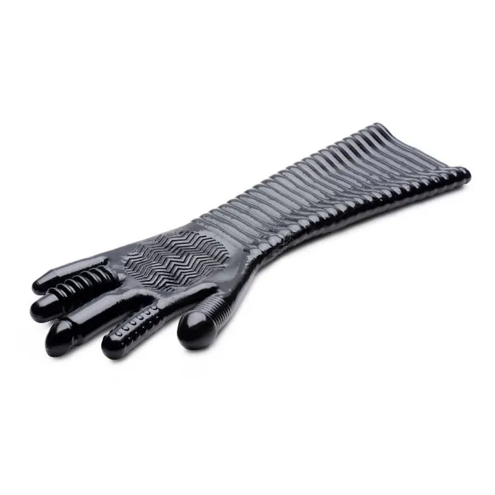 XR Brands Anal | Master Series Pleasure Fister - Black Textured Fisting Glove - AF897 XR Brands Anal | Master Series Pleasure Fister - Black Textured Fisting Glove - AF897