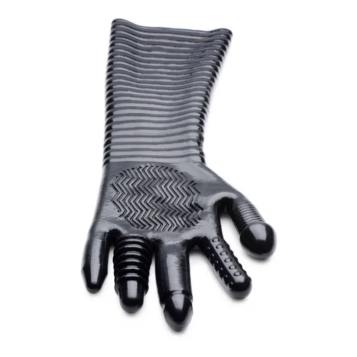 XR Brands Anal | Master Series Pleasure Fister - Black Textured Fisting Glove - AF897 XR Brands Anal | Master Series Pleasure Fister - Black Textured Fisting Glove - AF897
