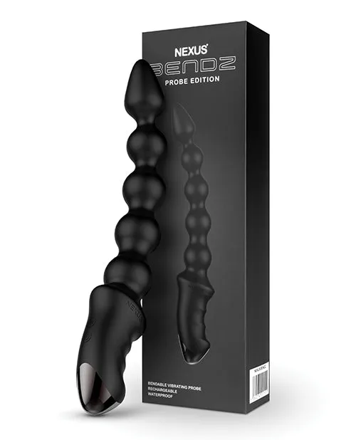 Anal Nexus Bendz Bendable Vibrating Probe Black Libertybelle Marketing