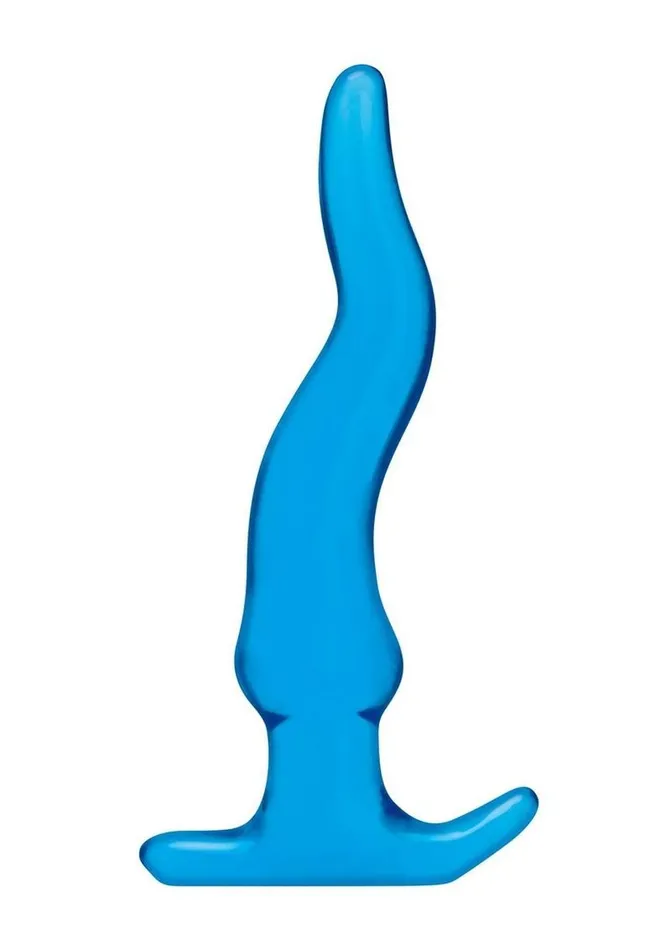 Blue Line CandB Gear Anal Blue Line Wavy Butt Plug