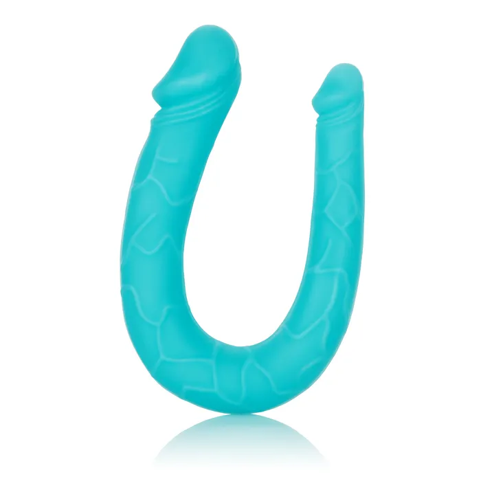 California Exotic Dildos Silicone Double Dong Acdc Dong Teal