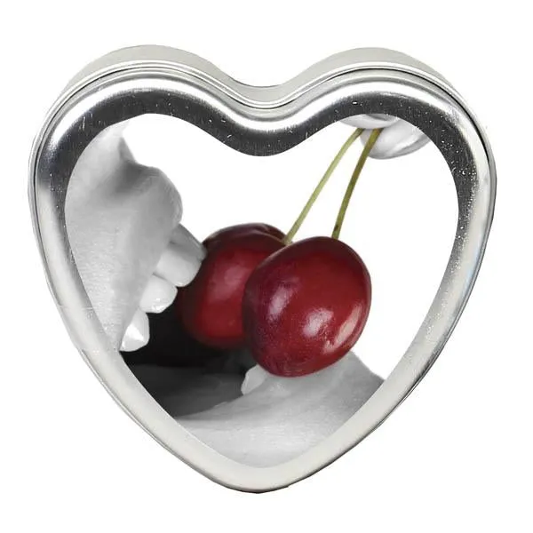Couples Earthly Body Edible Massage Candle Cherry Flavoured 113 g