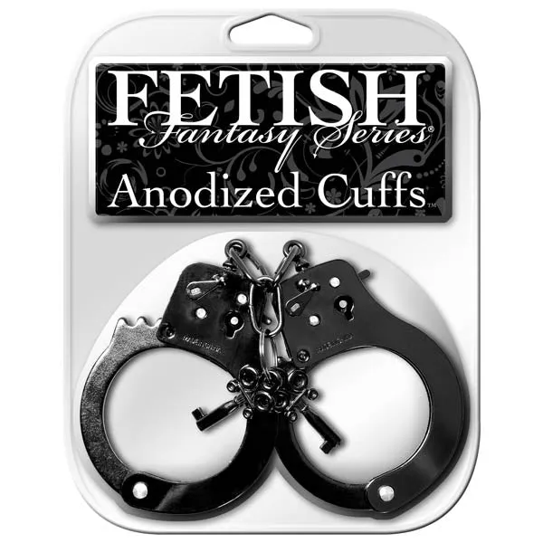 Couples Fetish Fantasy Series Anodized Cuffs Black Metal Restraints Pipedream Couples Fetish Fantasy Series Anodized Cuffs Black Metal Restraints Pipedream