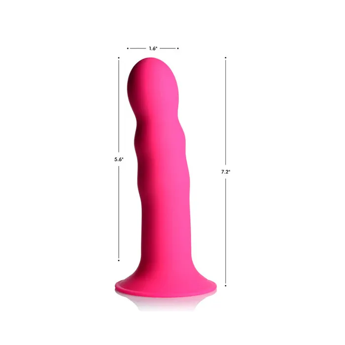 Dildos SqueezeIt Wavy 7in Dildo XR Brands Dildos SqueezeIt Wavy 7in Dildo XR Brands