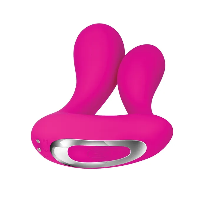 Female Sex Toys Curve Toys Adam Eve Rechargeable Dual Entry Vibe wRemote Pink