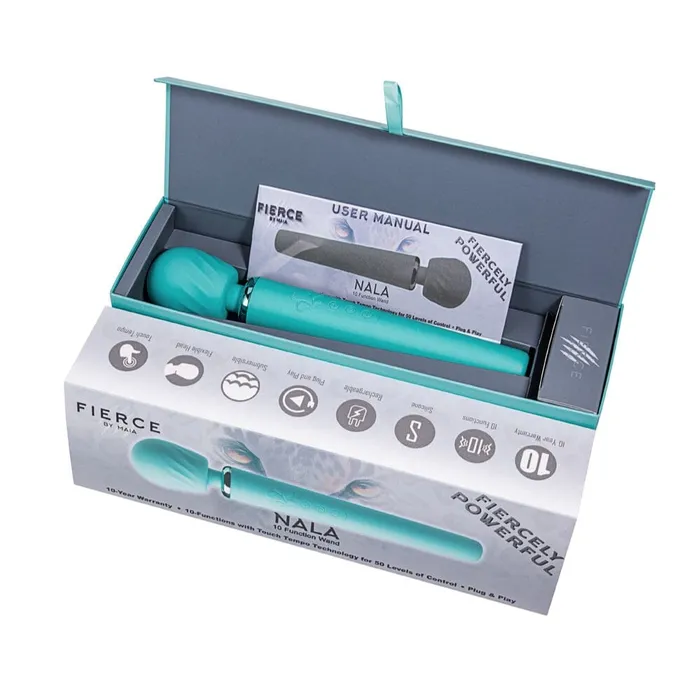 Female Sex Toys Maia Maia Nala Cordless or Corded Wand Vibrator with 50 Levels