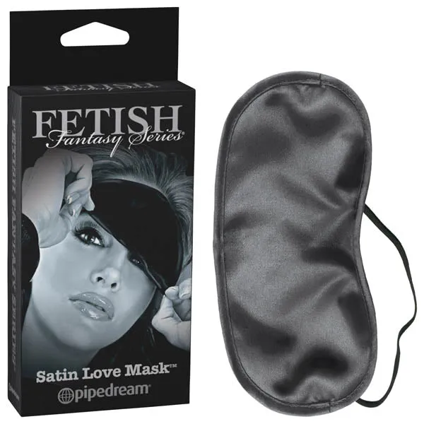 Fetish Fantasy Series Limited Edition Satin Love Mask Black Eye Mask Pipedream Couples Fetish Fantasy Series Limited Edition Satin Love Mask Black Eye Mask Pipedream Couples