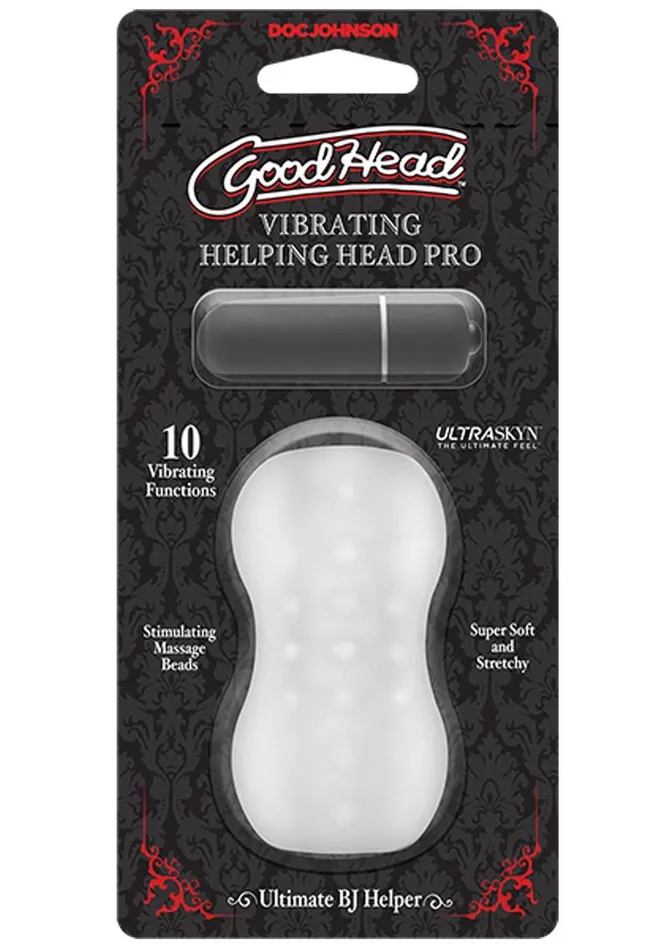 Male Sex Toys GoodHead Goodhead Helping Head Pro Vibrating Masturbator with Bullet