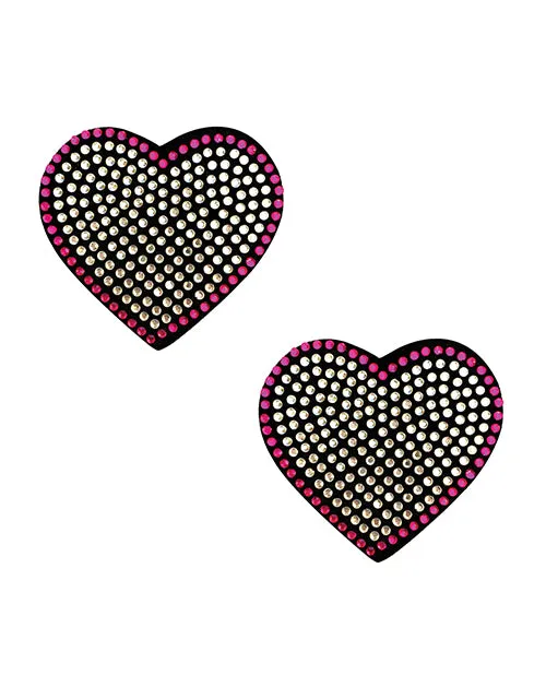 Neva Nude Anal Neva Nude Burlesque Heart N Soul Crystal Heart Pasties PinkClear OS