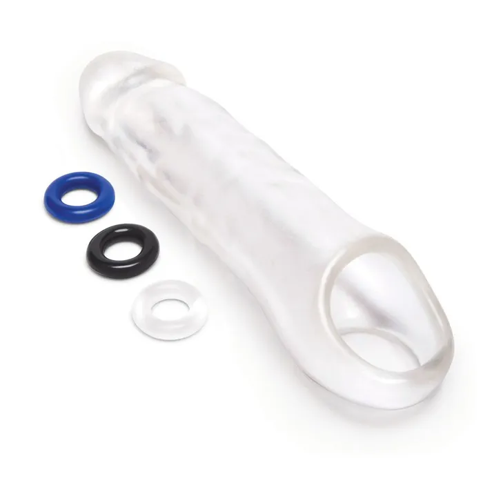 Size Up 3 Inch SeeThru Penis Extender with Ball Loop Clear 76 cm Xgen Products Male Sex Toys Size Up 3 Inch SeeThru Penis Extender with Ball Loop Clear 76 cm Xgen Products Male Sex Toys