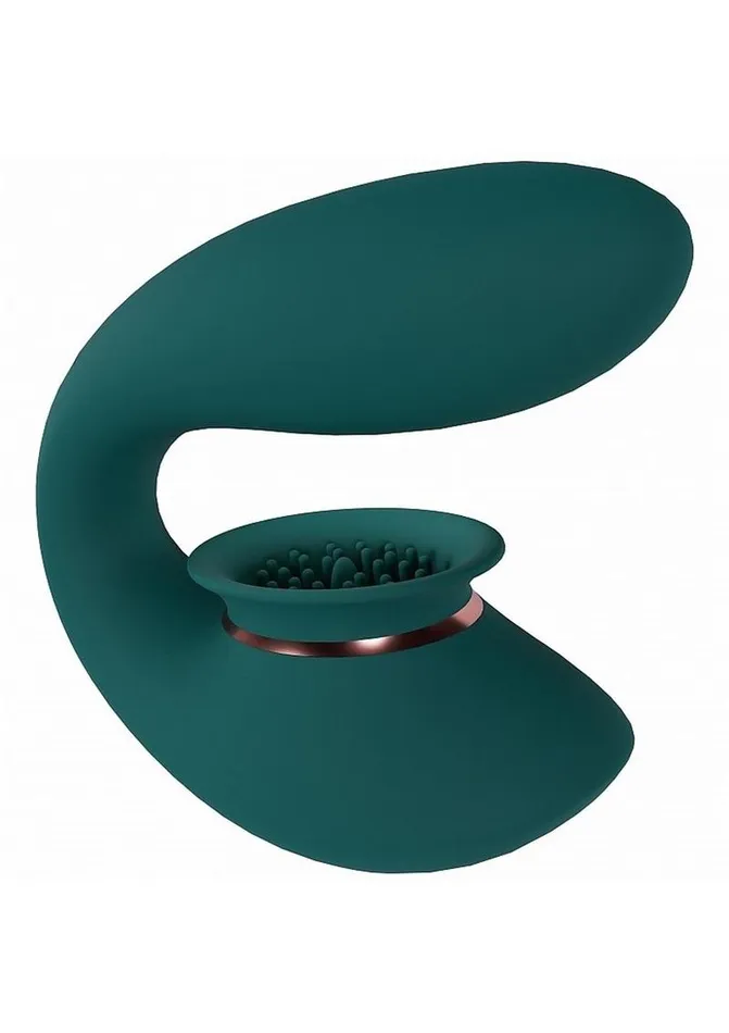 Twitch 3 Silicone Rechargeable Suction and Tongue Vibrator Forest Innovation Female Sex Toys Twitch 3 Silicone Rechargeable Suction and Tongue Vibrator Forest Innovation Female Sex Toys