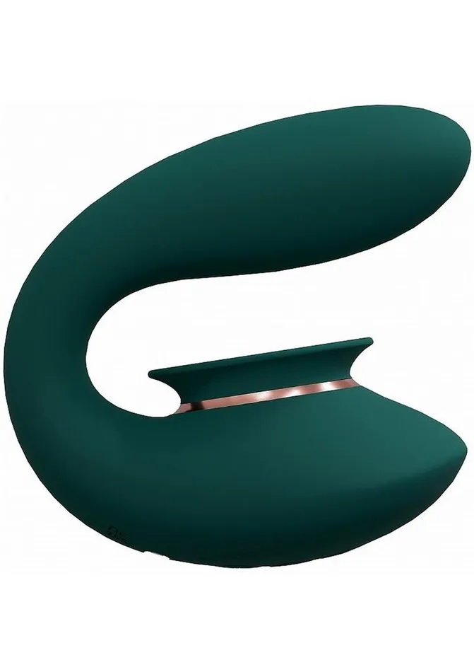 Twitch 3 Silicone Rechargeable Suction and Tongue Vibrator Forest Innovation Female Sex Toys