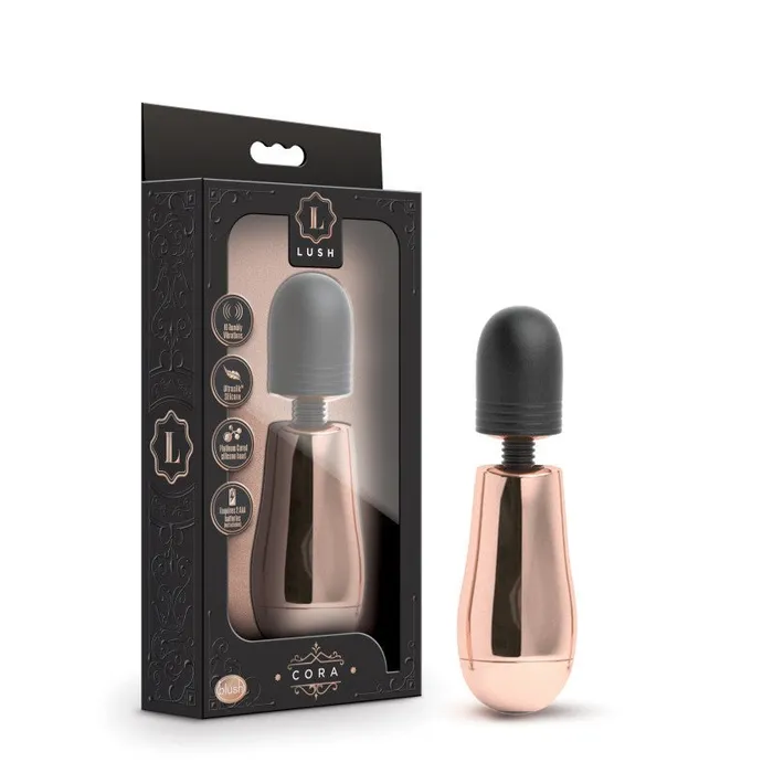 Vibrators Blush Novelties Lush Cora Rose Gold Mini Massager Wand