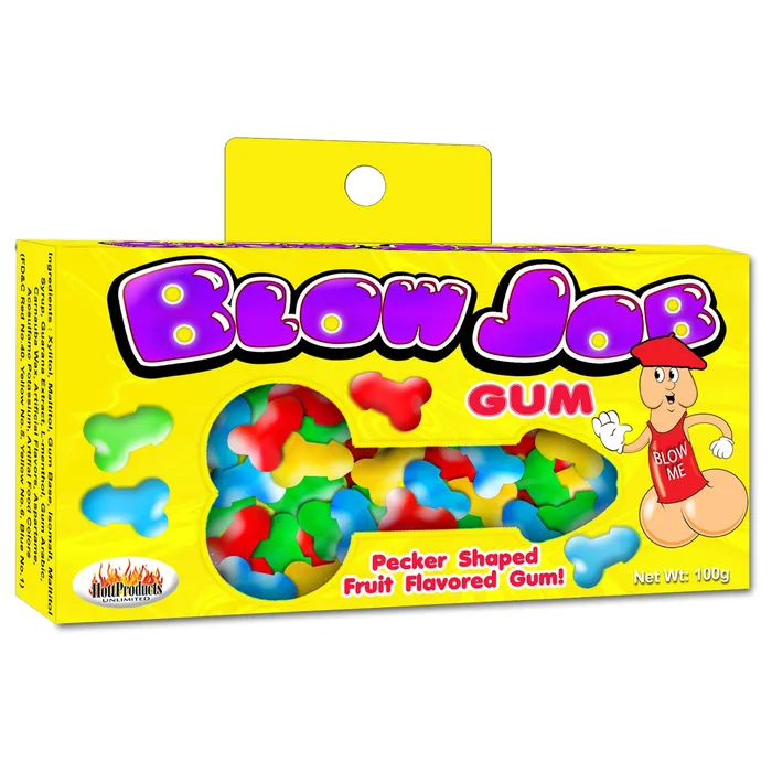 Vibrators Hott Products Unlimited Pecker Bubble Gum
