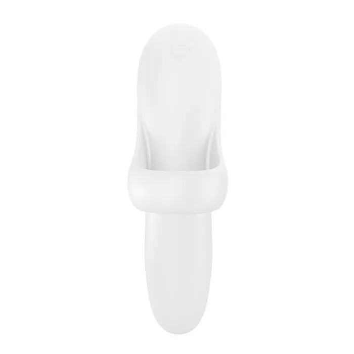 Vibrators Satisfyer Satisfyer Bold Lover White USB Rechargeable Finger Stimulator Vibrators Satisfyer Satisfyer Bold Lover White USB Rechargeable Finger Stimulator