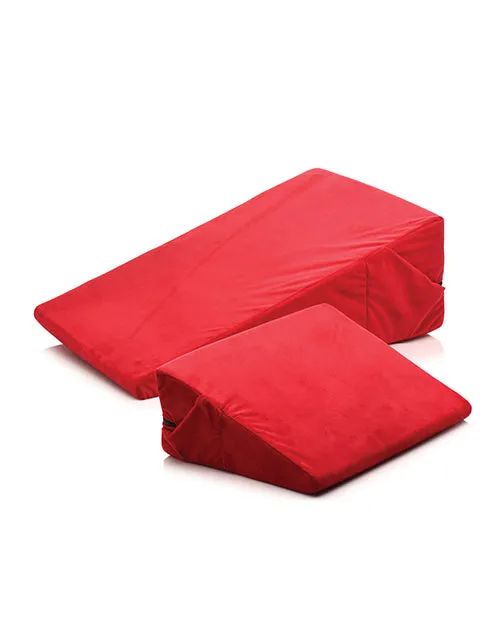 Xr LLC Anal Bedroom Bliss Love Cushion Set Red