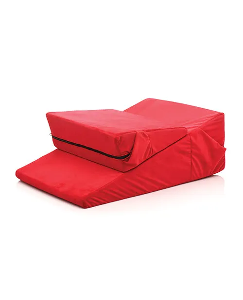 Xr LLC Anal Bedroom Bliss Love Cushion Set Red