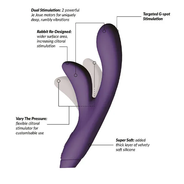 Je Joue Hera Flex Rabbit Vibrator Fuchsia Je Joue Vibrators Je Joue Hera Flex Rabbit Vibrator Fuchsia Je Joue Vibrators