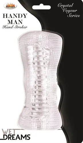 Male Sex Toys Wet Dreams Crystal Voyeur Handy Man Stroker Hott Products