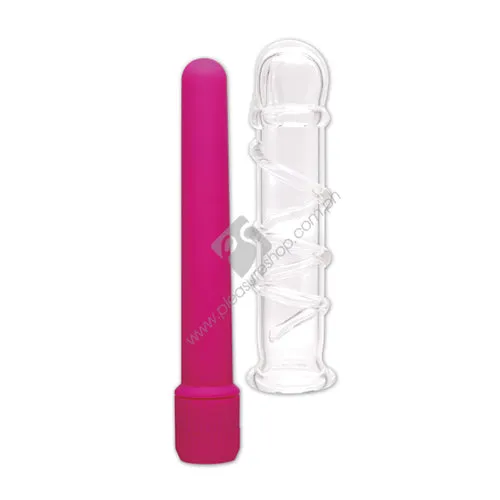 Pipedream Female Sex Toys Neon Glass Vibrator
